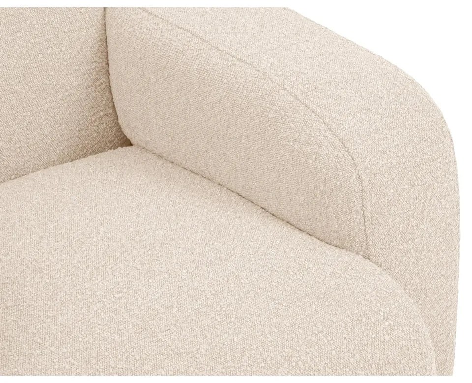 Beżowa sofa z materiału bouclé 235 cm Molino – Micadoni Home
