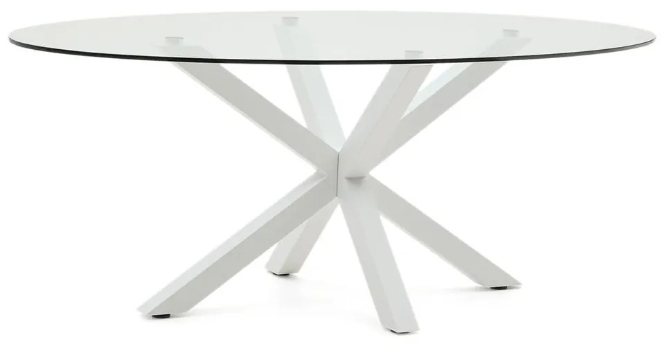 Stół ze szklanym blatem 100x200 cm Argo – Kave Home