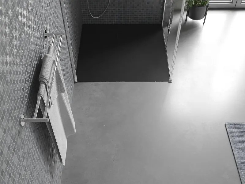 Mexen Bert brodzik kwadratowy SMC 80 x 80 cm, czarny - 4K708080