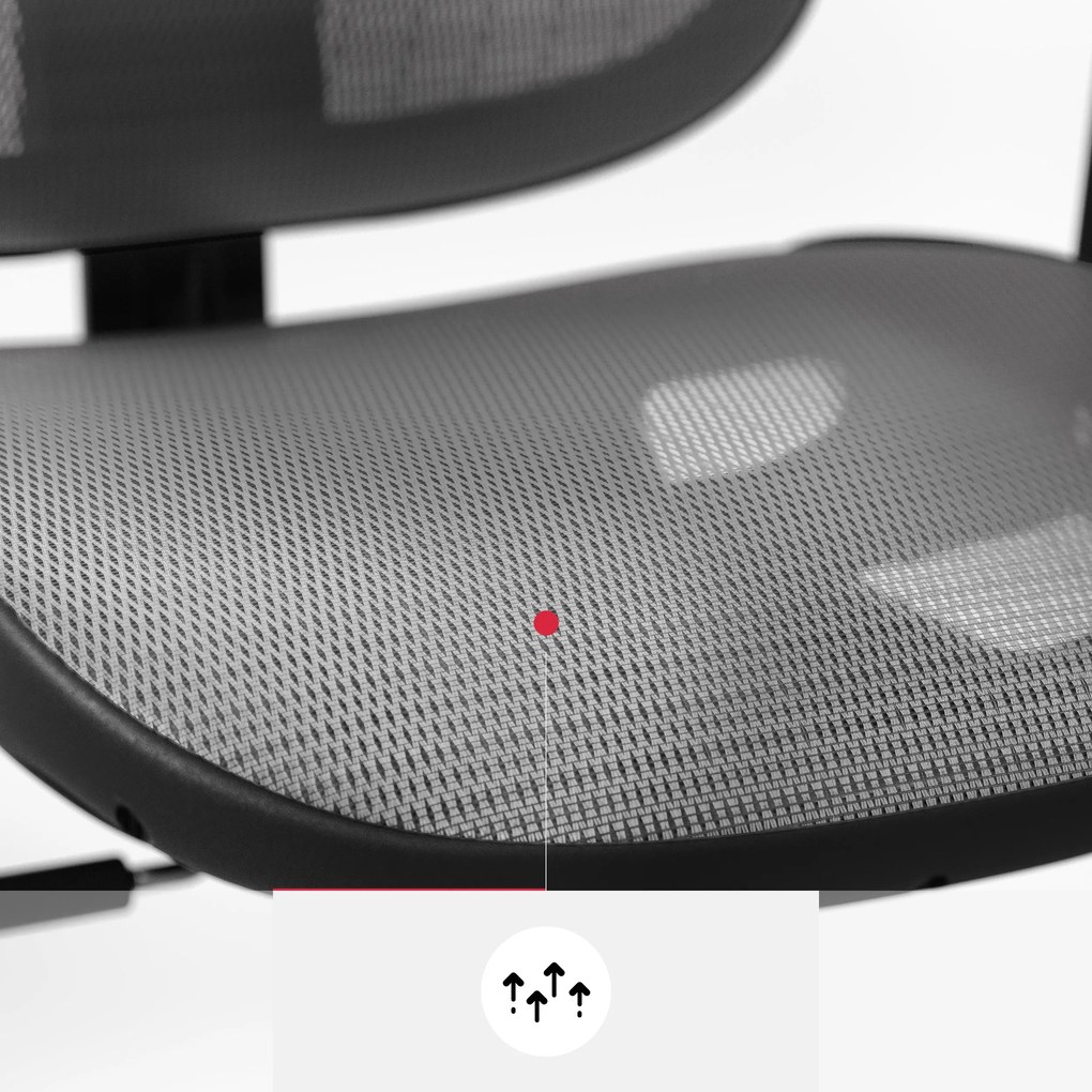 Fotel ergonomiczny Diablo V-Basic, czarno-szary