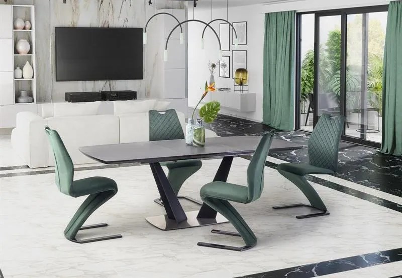 Rozkładany stół jadalniany na dwóch nogach Fangor 160-220