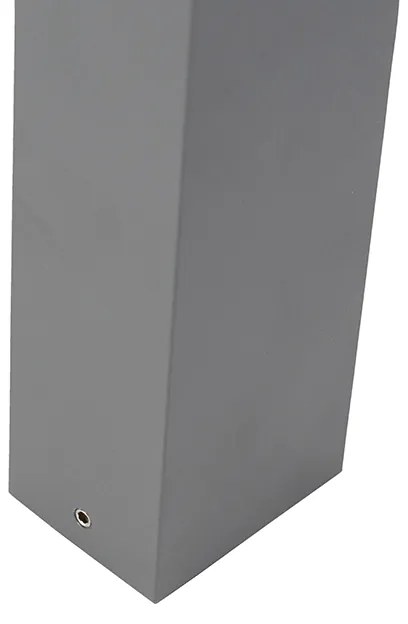 Nowoczesna stojąca lampa zewnętrzna antracytowa z diodami LED - Uma