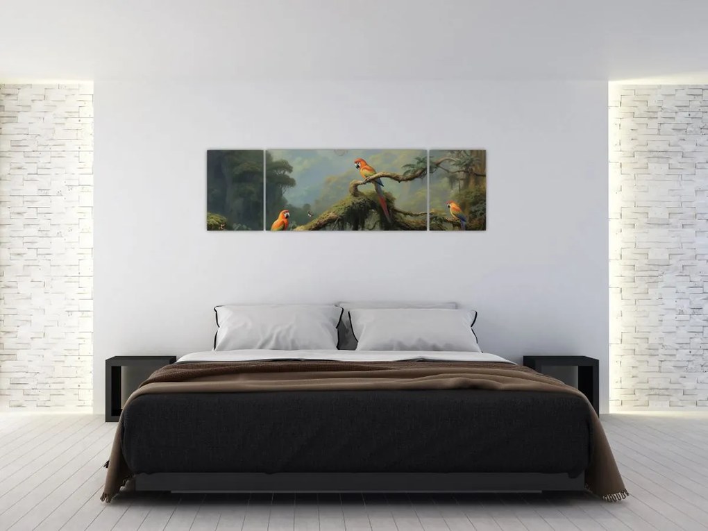 Obraz - Las tropikalny (170x50 cm)