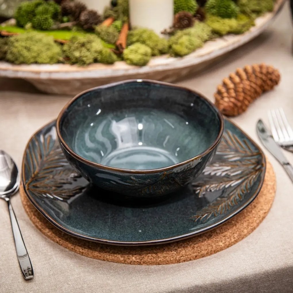 Altom Ceramiczna miska Pine Forest 17,5 cm, 1 l