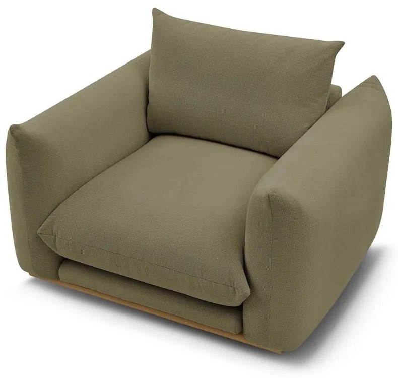 Jasnozielony fotel Ernest – Bobochic Paris