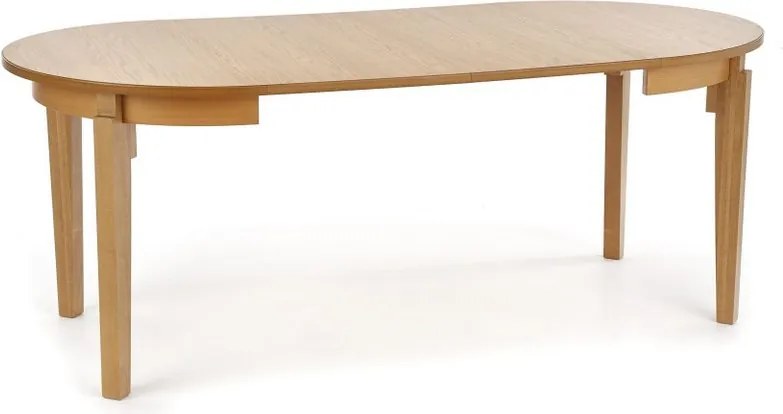 Okrągły stół do jadalni z funkcją rozkładania Sorbus Halmar dąb miodowy