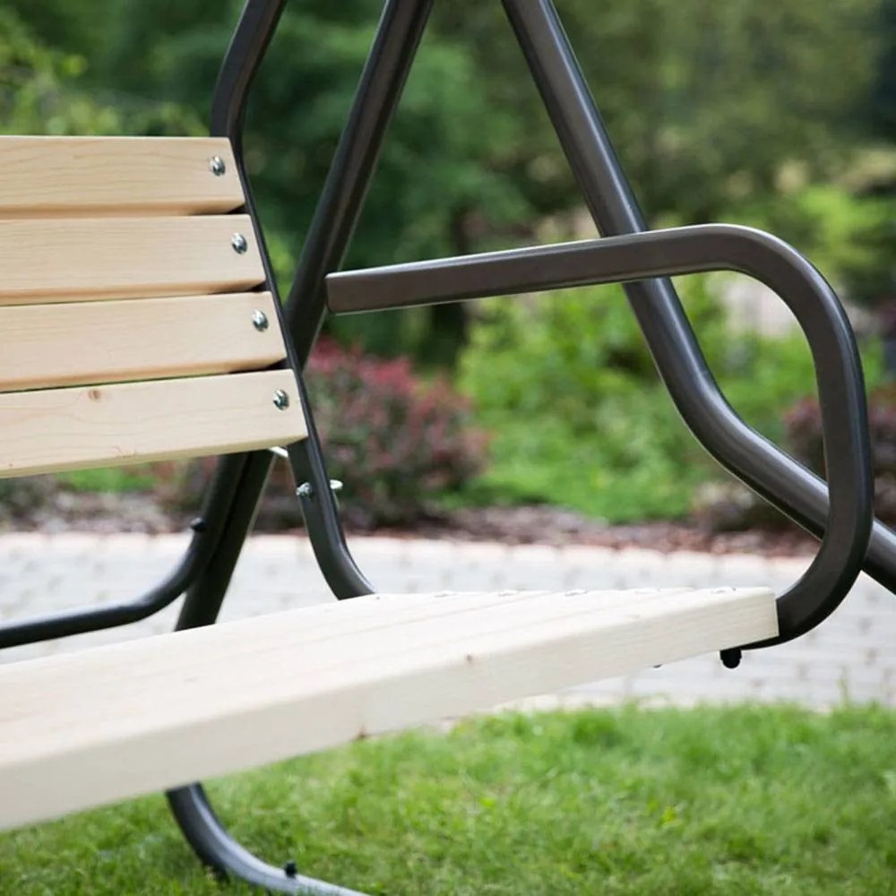 Metalowa huśtawka ogrodowa Toledo – Dajar