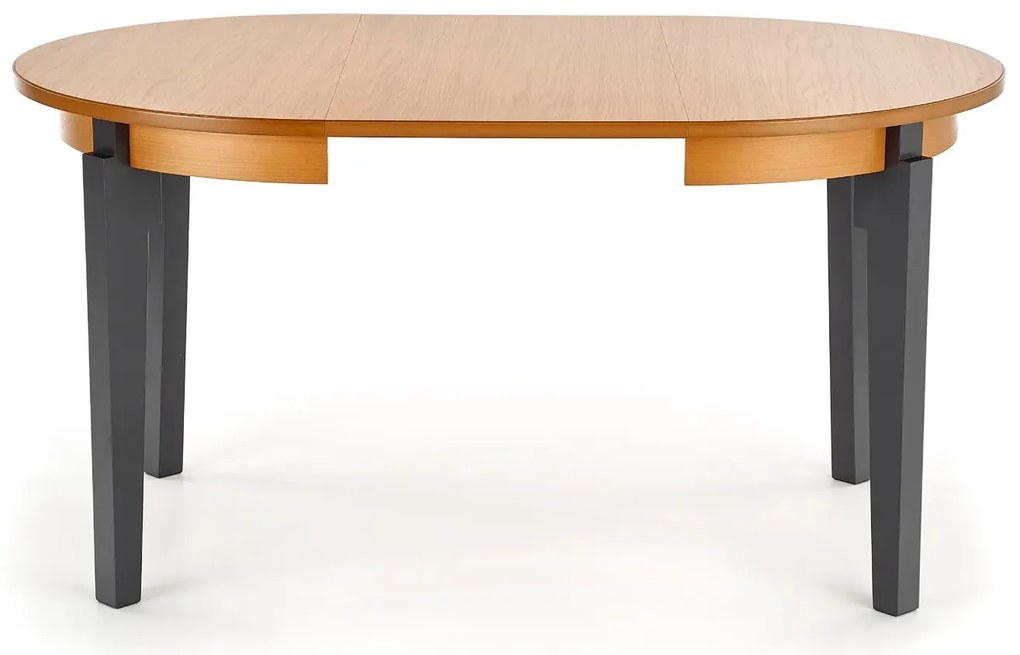 Stół SORBUS 100(200)x100 dąb miodowy/grafitowy rozkładany HALMAR
