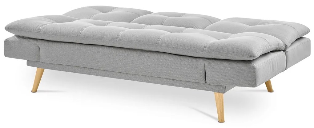 Trzyosobowa sofa ASB-4720 SIL2, jasnoszara