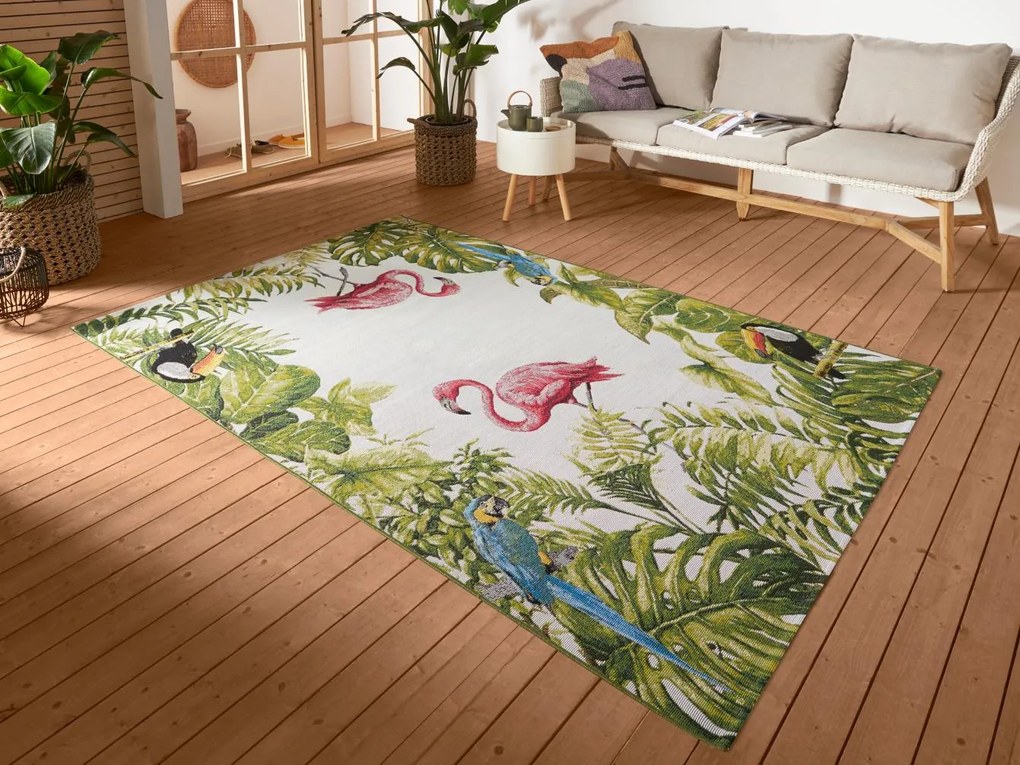 Dywan zewnętrzny Flair Tropical wielokolorowy 120 cm x 180 cm