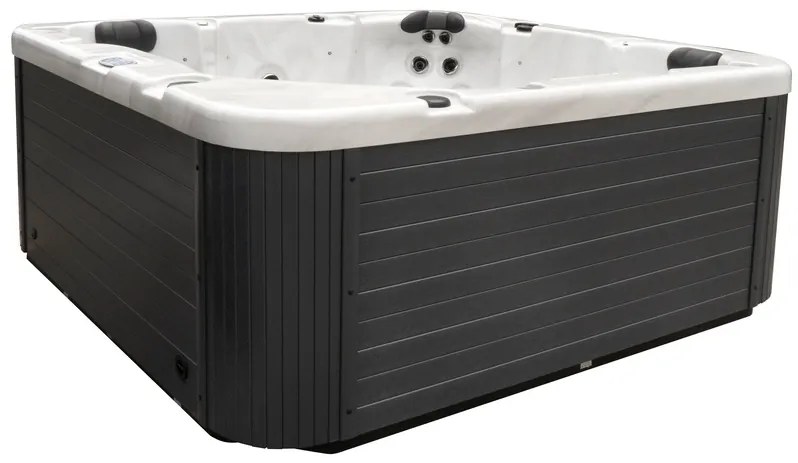 JACUZZI OGRODOWE PREMIUM WANNA SPA 5-OSOBOWA WHITE OBUDOWA BROWN 195x195 CM