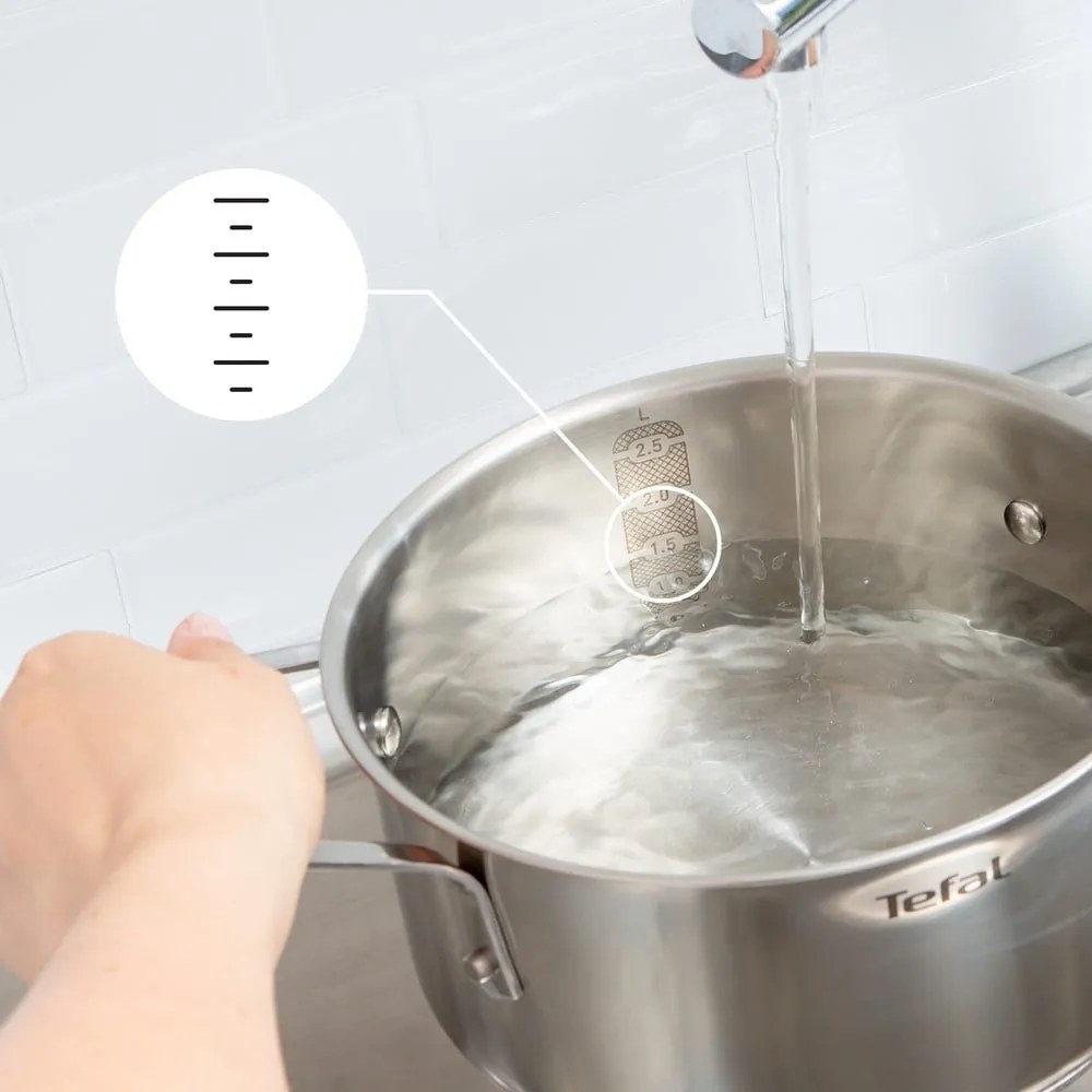 Zestaw garnków ze stali nierdzewnej 6 szt. Delicious B925S655 – Tefal