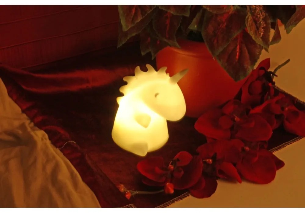 Biała lampka dziecięca Unicorn – Hilight