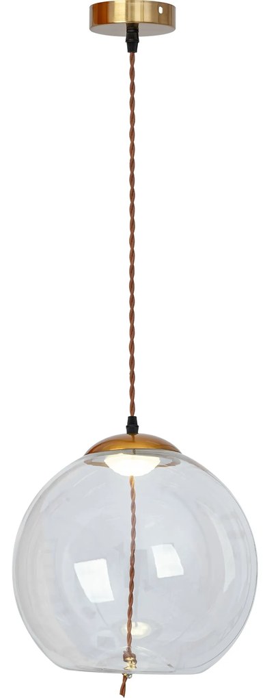 Lampa LED Sufitowa Wisząca Szklana APP446-CP