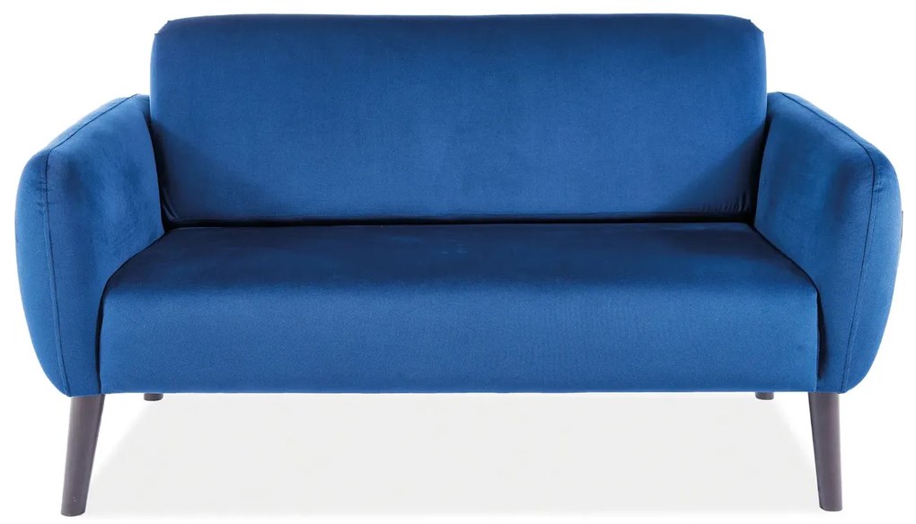 SOFA ELSA VELVET GRANATOWY BLUVEL 86 / WENGE SIGNAL