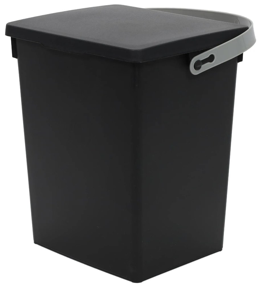 Pojemnik na odpady organiczne z plastiku z recyklingu, 5,5 l
