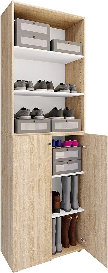 XL Wood Duża szafka na buty Lona 6