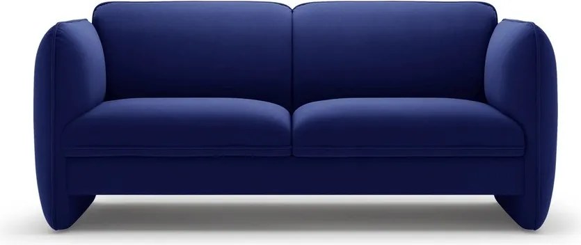 Niebieska aksamitna sofa 168 cm Georgia – Micadoni