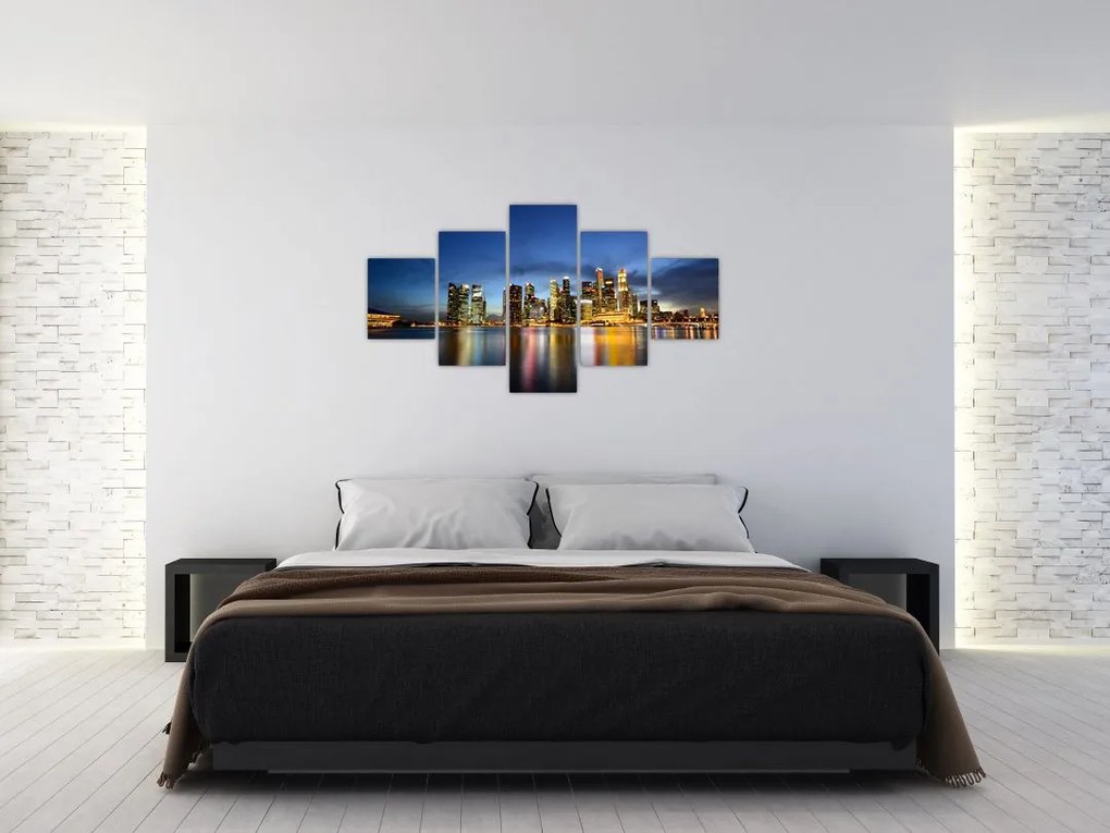 Obraz drapaczy chmur (125x70 cm)