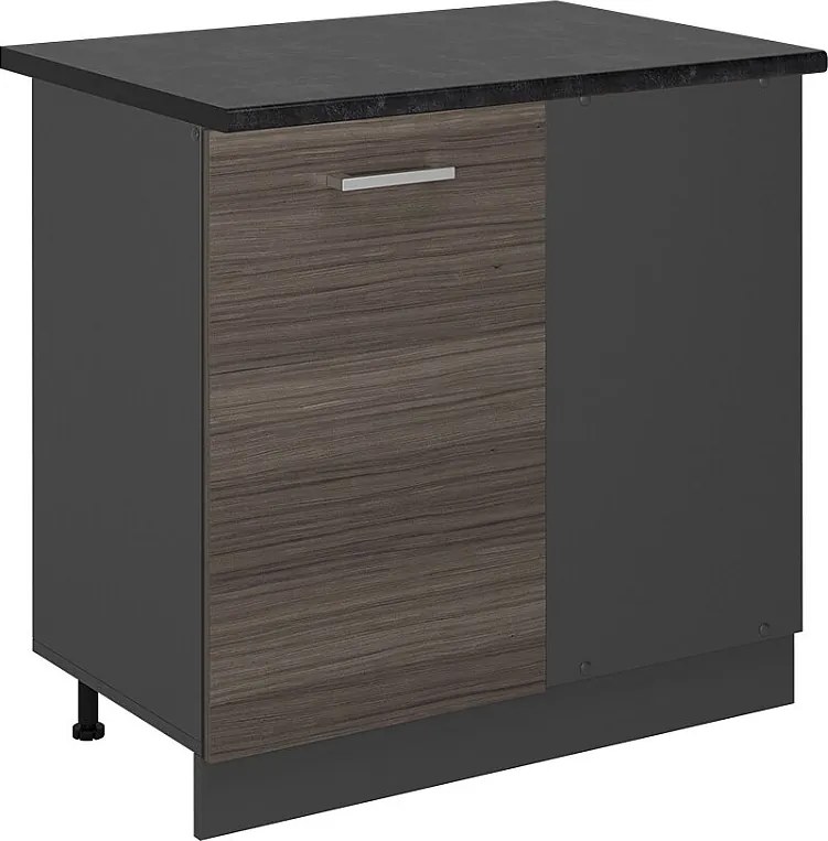 Szafka narożna szlachetna szarość 86x60x81.6 r-line