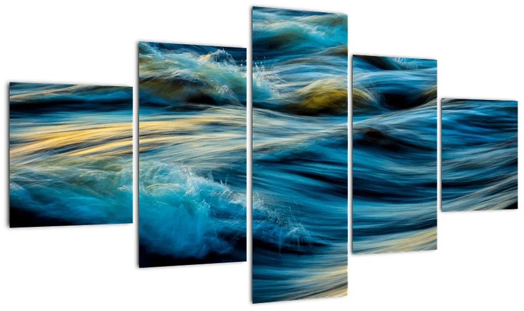 Obraz - Fale (125x70 cm)
