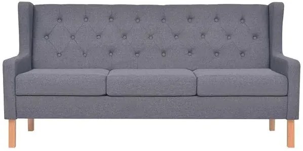 Trzyosobowa sofa Isobel 3G - szara