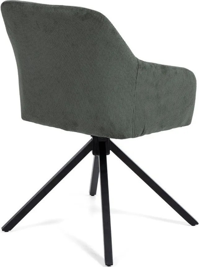 Zielony tapicerowany fotel jadalniany Lunio – Bonami Essentials