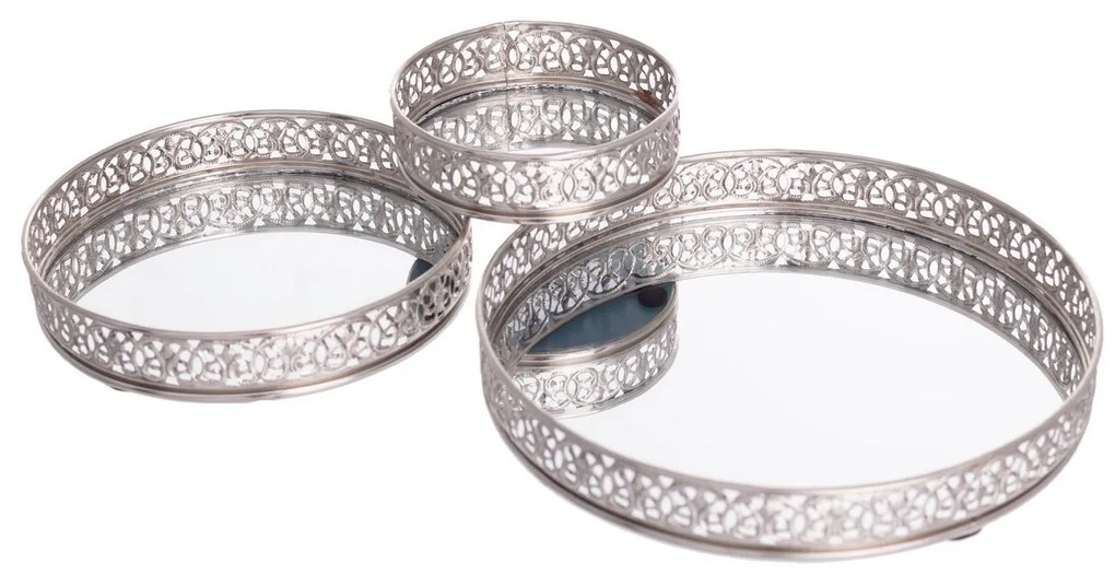 Komplet tac Judith 3szt. silver