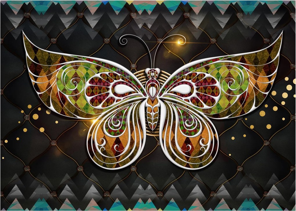 Obraz - Magiczny motyl (70x50 cm)