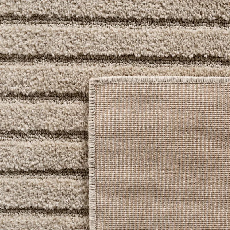 Dywan nowoczesny 3D Art beżowy Kwadraty 160 cm x 230 cm