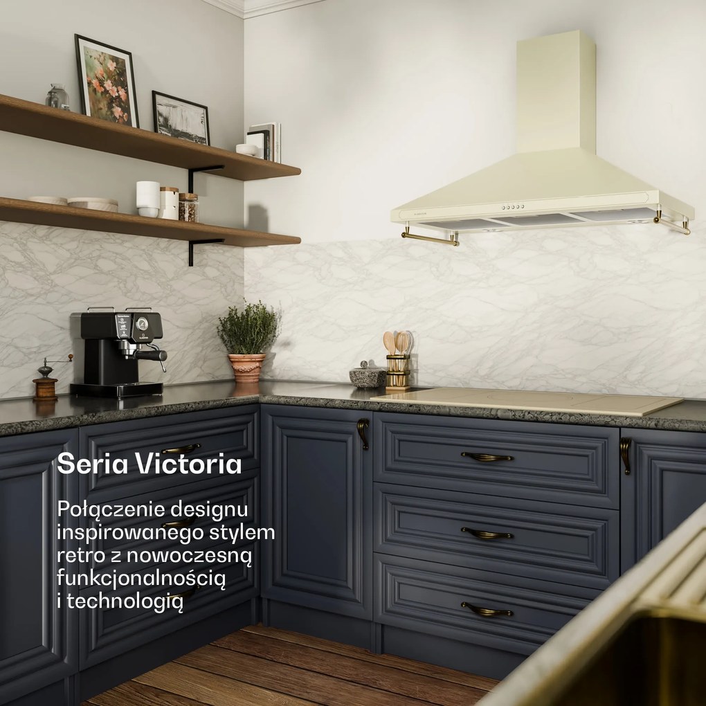 Klarstein Victoria okap kominowy 90 cm