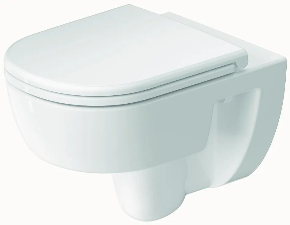 Duravit 45130900B2 - WC wiszące z deską sedesową D-CODE ceramika/biały połysk