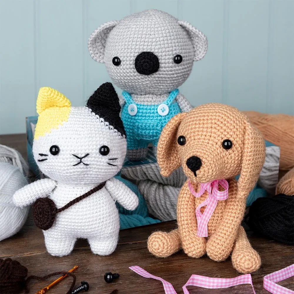 Zestaw kreatywny DIY Crochet Puppy – Rex London