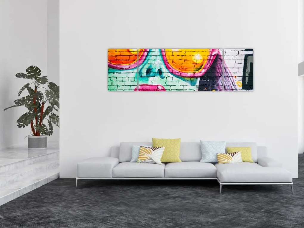 Obraz - Graffiti (170x50 cm)