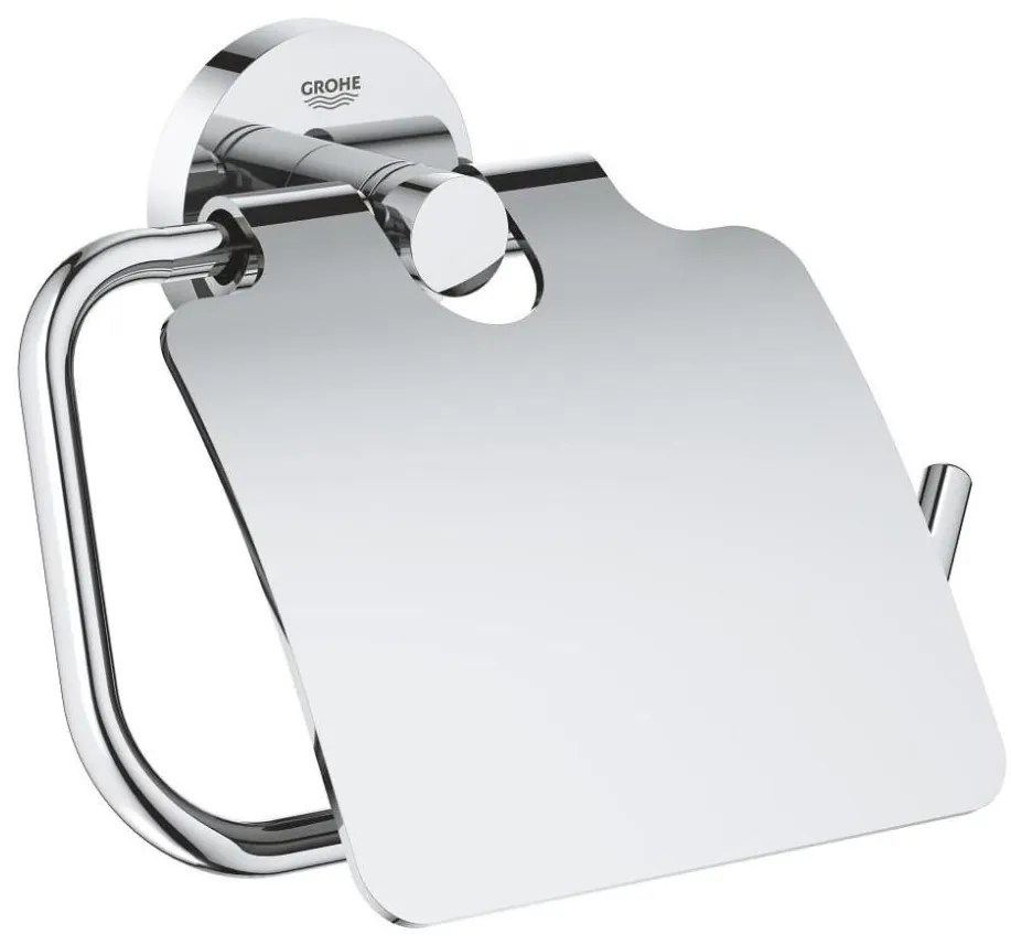 GROHE 40367001 - Uchwyt na papier toaletowy ESSENTIALS 167 x 119 mm błyszczący chrom