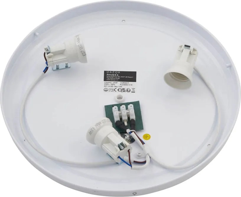 Orientalna lampa sufitowa z rattanu z czarnym wykończeniem 40cm - Tremmo