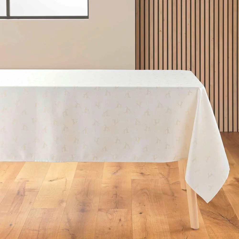 Obrus żakardowy ze świątecznym motywem 140x250 cm Les Rennes – douceur d'intérieur