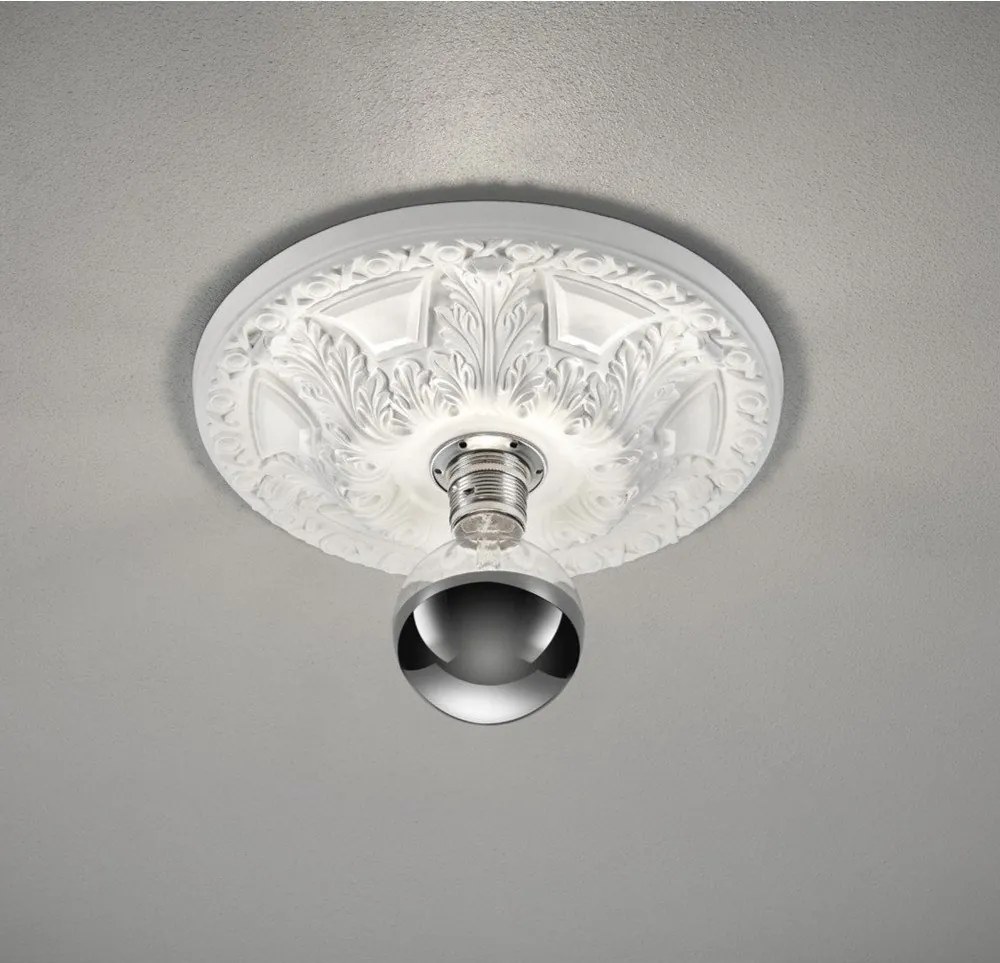 Biała lampa sufitowa ø 30 cm Lilly – Trio