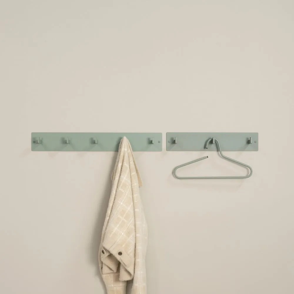 Szarozielony metalowy wieszak ścienny 70 cm Leatherman – Spinder Design