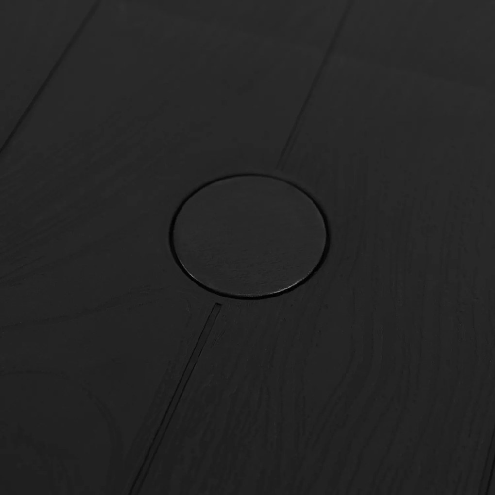 Stół Ogrodowy Prostokątny FARGO Czarny Technorattan