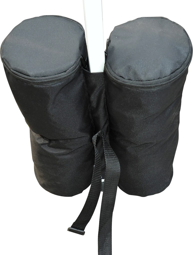 Outsunny ciężarki do stabilizacji namiotu imprezowego czarne składane pawilony zestaw 4 sztuki | Aosom PL