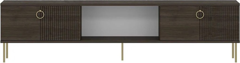 Stojak pod TV – 180 cm x 45 cm x 30 cm – Orzech – MDF