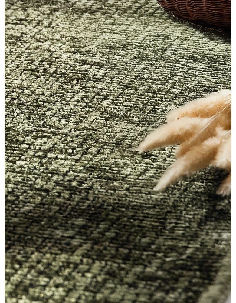 Zielony chodnik 80x250 cm Prisma – Elle Decoration