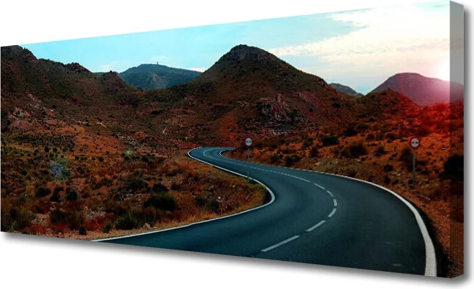 Fotoobraz na płótnie Szlak przez Pustynne Góry