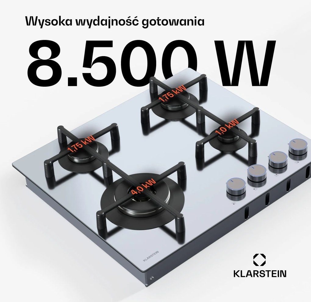 Klarstein Illuminosa 4 płyta gazowa