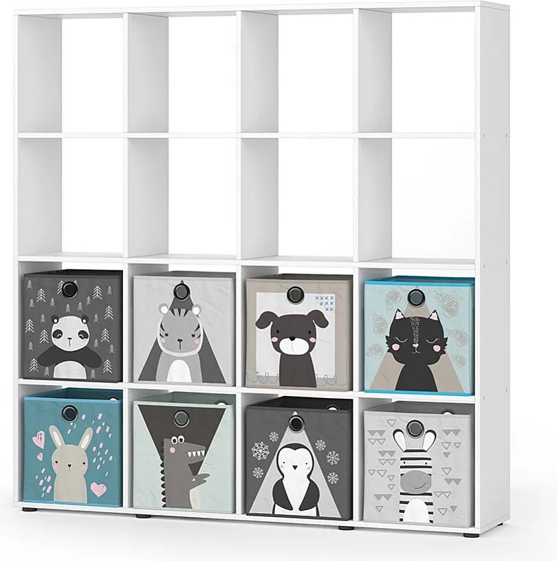 Półka dla dzieci biały 138.5x29x142.5 karree