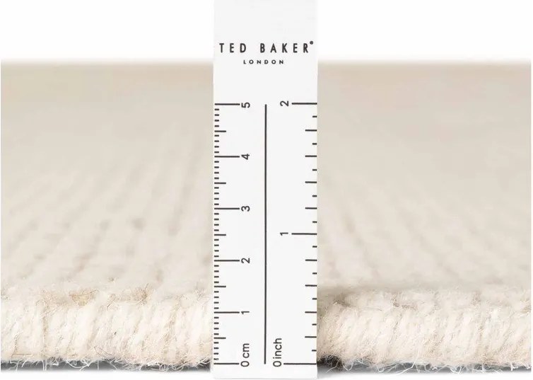 Kremowy wełniany okrągły dywan tkany ręcznie ø 200 cm Greenwich – Ted Baker