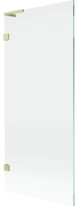 Mexen Lunar L parawan nawannowy 1-skrzydłowy 80 x 150 cm, transparent, złoty szczotkowany - 897L-080-000-55-00