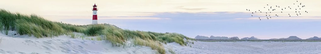 Osłona balkonowa z wzorem plaży, 5 m x 85 cm