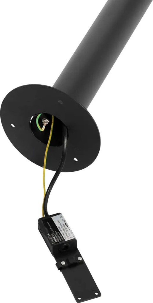 Designerski słup ogrodowy czarny 100 cm IP44 - Morty